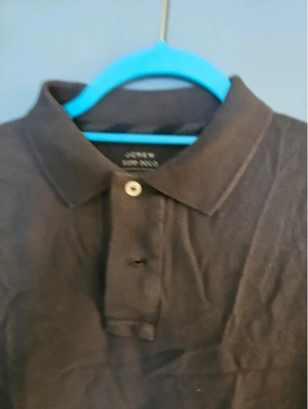 J.Crew Repp Polo Shirt Mens Small Brown 100% Cotton Short Sleeve Preppy